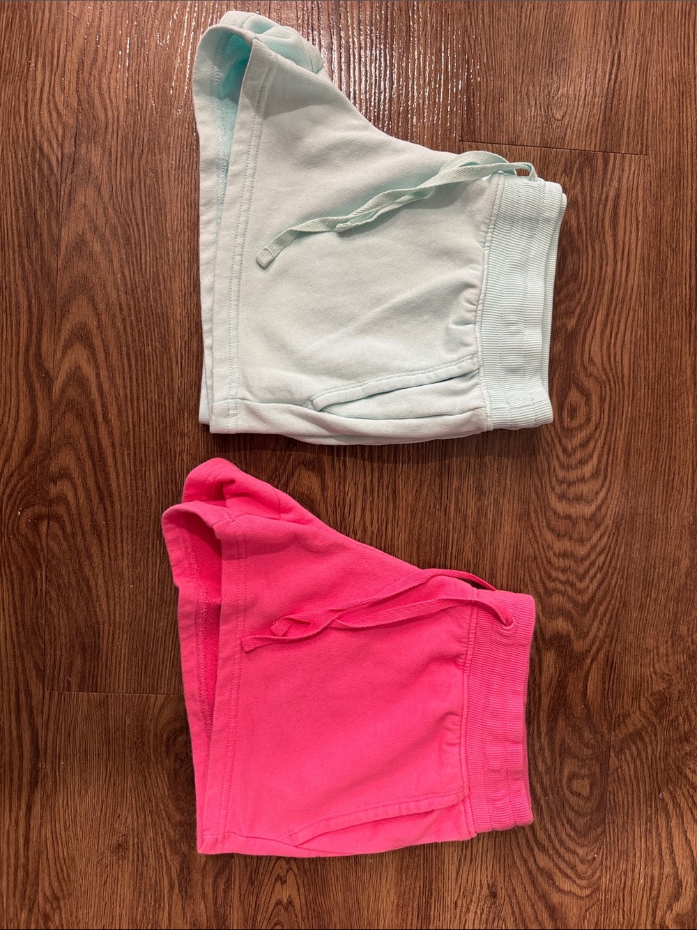 Vineyard Vines Hot Pink and Seafoam Green Drawstring Athletic Shorts